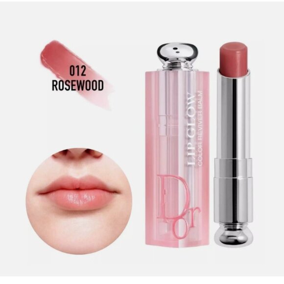DIOR ADDICT LIP BALM LIP ROSEWOOD 012 NIB - Picture 2 of 2